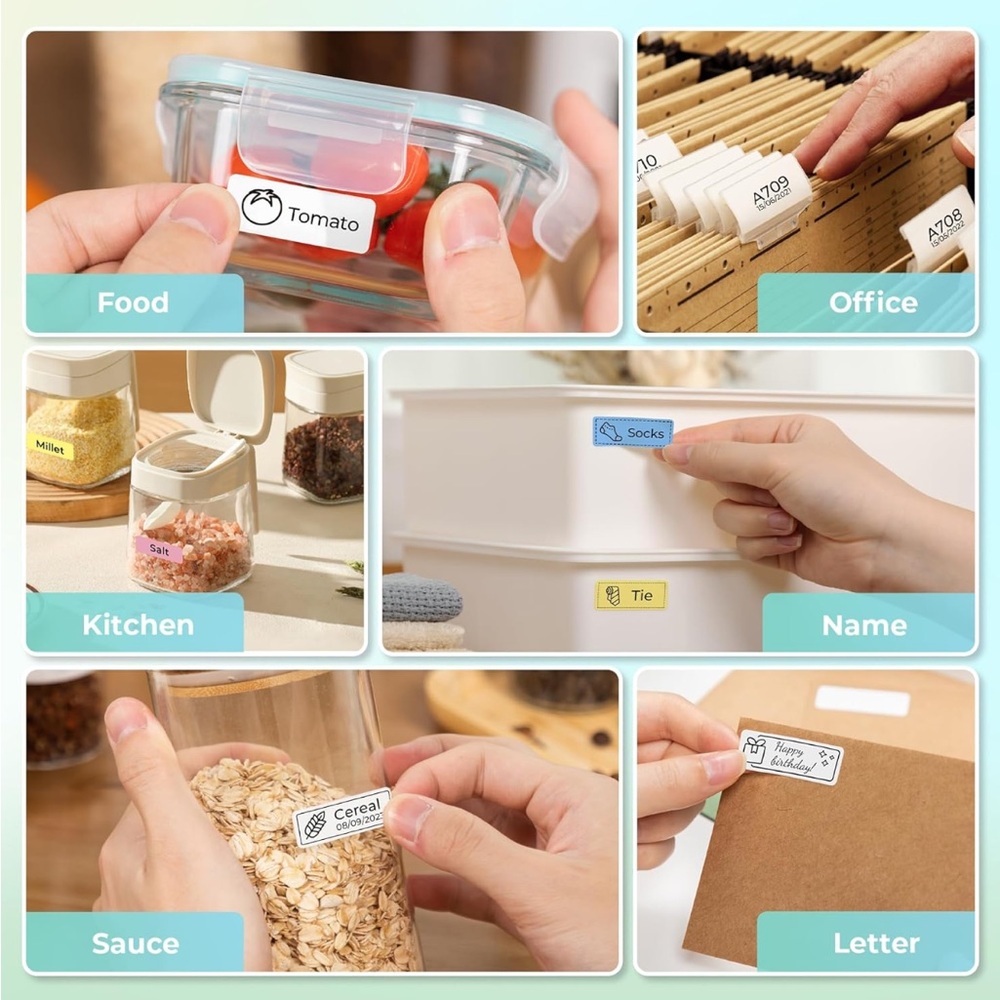 NWT🤍Label Maker Machine with Tape, Bluetooth Label Printer🤍